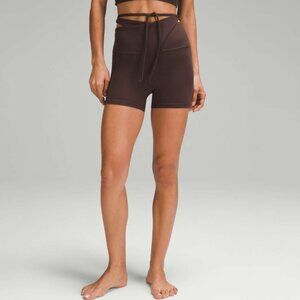LULULEMON Align™ Wrap-Waist Short Espresso 4" Size 8